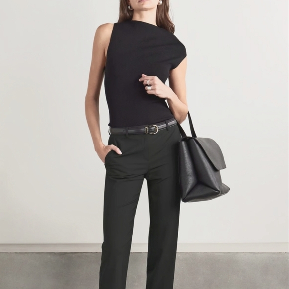 Gucci Italy Wool Dress Pants Sz 6 Navy Blue Classic Fit Preowned Designer - Picture 1 of 6